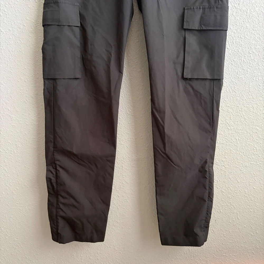 EPTM Black Techwear Tactical Cargo Pants Multi Pocket Pull-On Drawstring XL